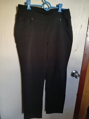 White Stag Black Straight Leg Pants
